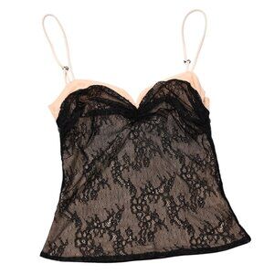 Fait Par Foutch Silvi Cami in Ebony Lace